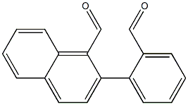 1-Naphthalenecarboxaldehyde, 2-(2-formylphenyl)- Structure