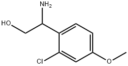 2-AMINO-2-(2-CHLORO-4-METHOXYPHENYL)ETHAN-1-OL Structure