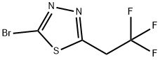 2-bromo-5-(2,2,2-trifluoroethyl)-1,3,4-thiadiazole Structure