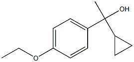 1-cyclopropyl-1-(4-ethoxyphenyl)ethanol Structure