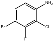 4-溴-2-氯-3-氟苯胺,1349719-24-9,结构式