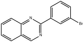 2-(3-bromophenyl)quinazoline 结构式