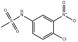N-(4-chloro-3-nitrophenyl)methanesulfonamide Struktur