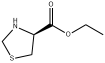 S-4-Thiazolidinecarboxylic acid ethyl ester Structure