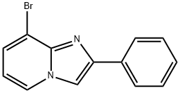 8-溴-2-苯基咪唑并[1,2-A]吡啶 结构式