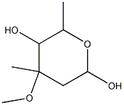 4-methoxy-4,6-dimethyloxane-2,5-diol Structure