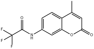 2,2,2-trifluoro-N-(4-methyl-2-oxo-2H-chromen-7-yl)acetamide, 1391145-31-5, 结构式