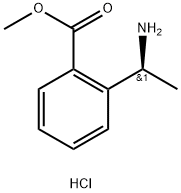 METHYL 2-((1S)-1-AMINOETHYL)BENZOATE HYDROCHLORIDE Struktur