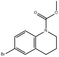 6-Bromo-3,4-dihydro-2H-quinoline-1-carboxylic acid methyl ester Struktur