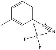 Benzenediazonium, 3-methyl-, tetrafluoroborate(1-) 化学構造式
