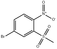 4-bromo-2-(methylsulfonyl)-1-nitrobenzene Struktur