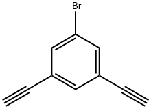 3,5-二乙炔基溴苯, 144001-08-1, 结构式