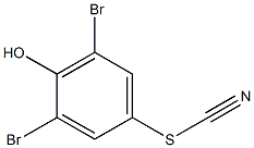 Thiocyanic acid, 3,5-dibromo-4-hydroxyphenyl ester,14611-73-5,结构式