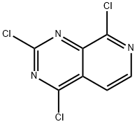 2,4,8-trichloropyrido[3,4-d]pyrimidine Structure