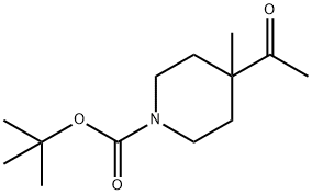 tert-butyl 4-acetyl-4-methylpiperidine-1-carboxylate, 1507372-37-3, 结构式
