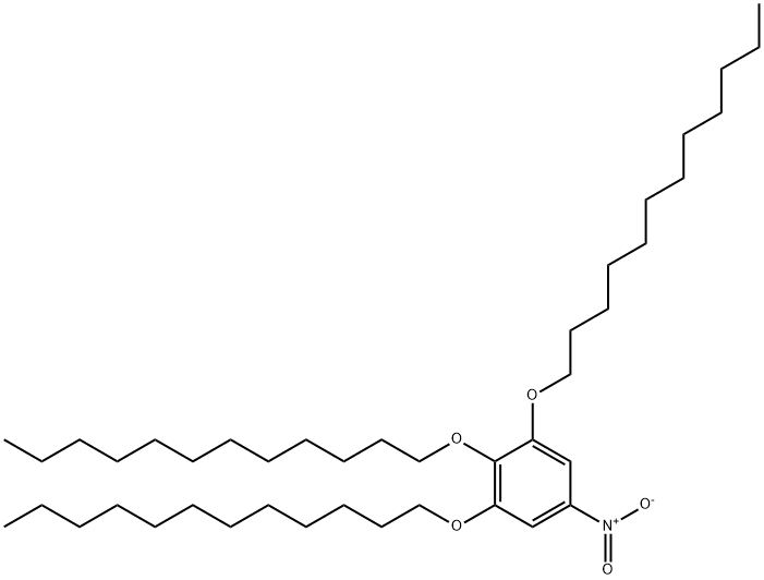 3,4,5-tris(n-dodecan-1-yloxy)-1-nitrobenzene,151237-01-3,结构式