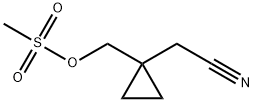 (1-(Cyanomethyl)cyclopropyl)methyl Methanesulfonate, 152922-86-6, 结构式