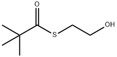 S-2-hydroxyethyl 2,2-dimethylpropanethioate Structure