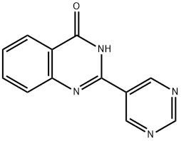 4(3H)-Quinazolinone, 2-(5-pyrimidinyl)- Struktur