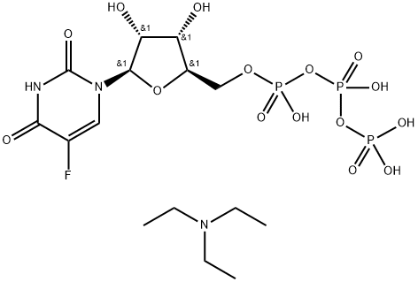 5-Fluorouridine-5'-triphosphate (triethylammonium salt) Structure