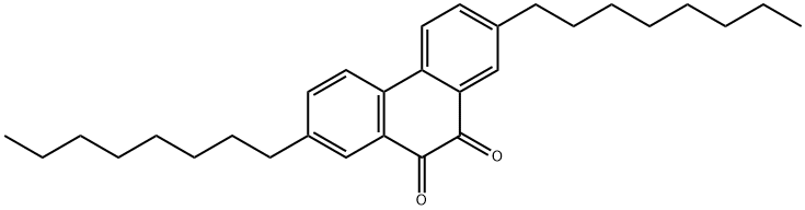9,10-Phenanthrenedione,2,7-dioctyl-,1603928-57-9,结构式