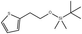 TERT-BUTYLDIMETHYL(2-(THIOPHEN-2-YL)ETHOXY)SILANE 化学構造式