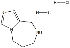 6,7,8,9-tetrahydro-5H-imidazo[1,5-a][1,4]diazepine dihydrochloride Struktur