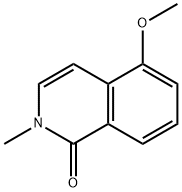 5-methoxy-2-methylisoquinolin-1(2H)-one Struktur