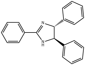 (4S,5R)-2,4,5-triphenyl-4,5-dihydro-1H-imidazole Struktur