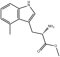 DL-4-甲基色氨酸甲酯, 164119-84-0, 结构式