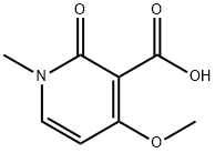1,2-dihydro-4-methoxy-1-methyl-2-oxopyridine-3-carboxylic acid Structure