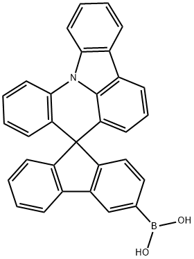 B-螺[芴-9,8'-吲哚[3,2,1-DE]吖啶]-3-硼酸,1694657-81-2,结构式
