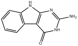 2-AMINO-3H-PYRIMIDO[4,5-B]INDOL-4(9H)-ONE Struktur