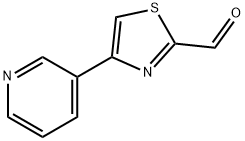 4-(吡啶-3-基)噻唑-2-甲醛,172678-91-0,结构式