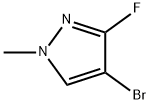 4-溴-3-氟-1-甲基-1H-吡唑, 1785074-93-2, 结构式