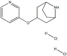 3-(pyridin-3-yloxy)-8-azabicyclo[3.2.1]octane dihydrochloride Structure