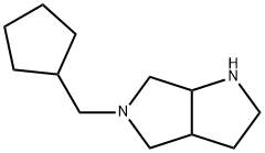 5-(Cyclopentylmethyl)octahydropyrrolo[3,4-b]pyrrole,1822599-96-1,结构式