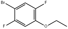 1-bromo-4-ethoxy-2,5-difluorobenzene Struktur