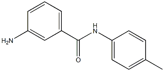 3-amino-N-(4-methylphenyl)benzamide Structure