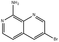 3-bromo-1,7-naphthyridin-8-amine Structure