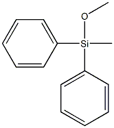 メチルメトキシジフェニルシラン 化学構造式