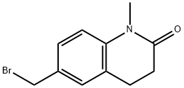 6-(溴甲基)-1-甲基-1,2,3,4-四氢喹啉-2-酮,184636-25-7,结构式