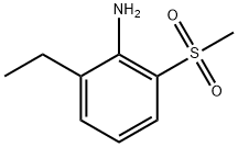 2-ethyl-6-methanesulfonylaniline Struktur