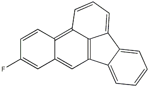 Benzo[b]fluoranthene, 10-fluoro- Struktur