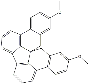 Benzo[b]naphtho[1,2,3-mn]fluoranthene, 15,16-dihydro-2,13-dimethoxy-,187754-59-2,结构式