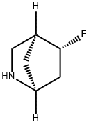 RACEMIC-(1S,4S,5R)-5-氟-2-氮杂二环[2.2.1]庚烷, 1932336-75-8, 结构式