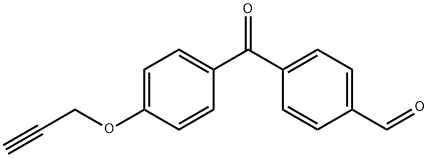 4-(4-(Prop-2-yn-1-yloxy)benzoyl)benzaldehyde >=95% Struktur