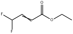 4,4-二氟丁-2-烯酸乙酯, 1992-97-8, 结构式