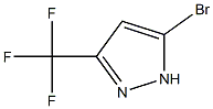 5-BROMO-3-(TRIFLUOROMETHYL)-1H-PYRAZOLE 结构式