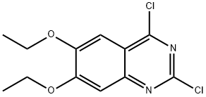 2,4-二氯-6,7-二乙氧基喹唑啉, 20197-81-3, 结构式